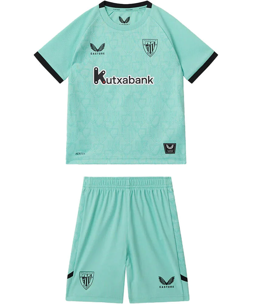 Equipación completa Athletic Club Bilbao 3º equipación 25-26 talla de niño