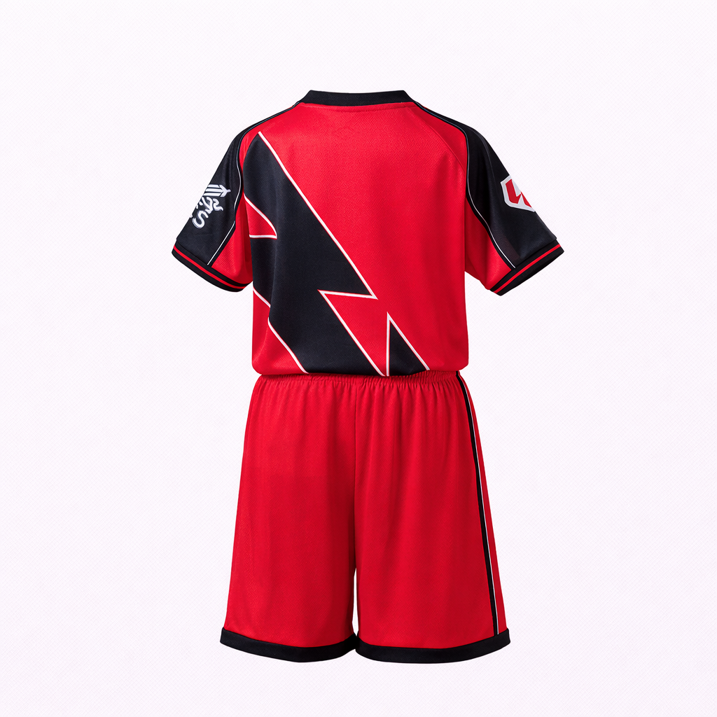 Equipación completa Rayo Vallecano 2º equipación 25-26 talla de niño