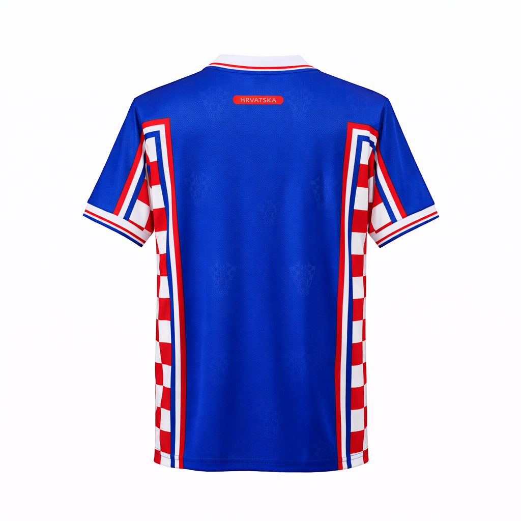 Kroatien Nationalmannschaft Trikot Auswärts 1998