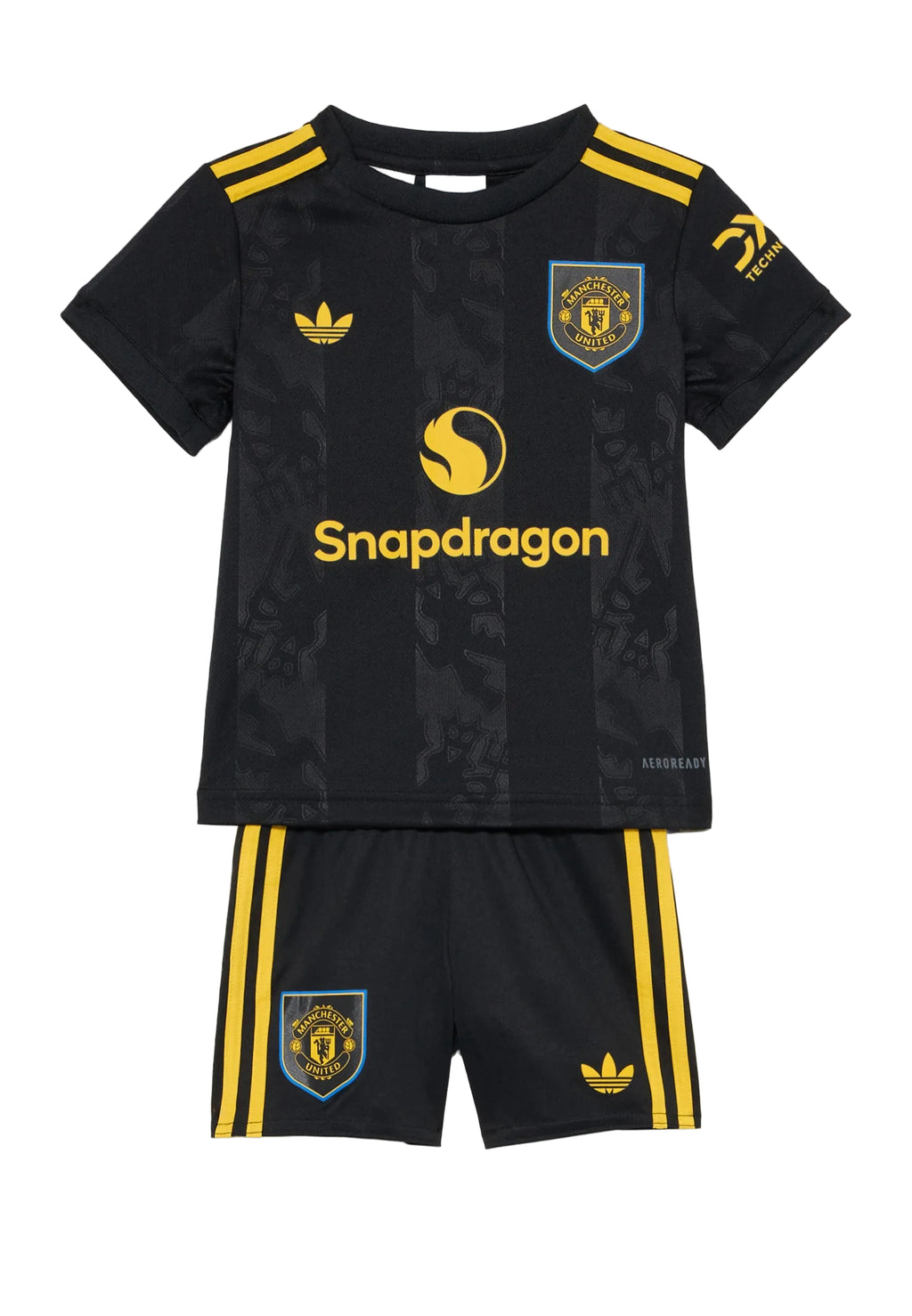 Equipación completa Manchester United FC 3º equipación 25-26 talla de niño