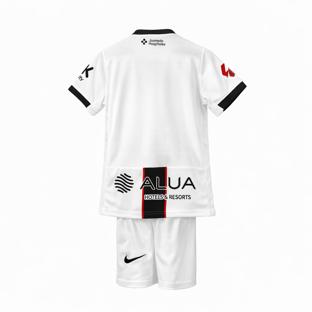 Kit complet RCD Majorque, deuxième tenue 25-26, taille enfant