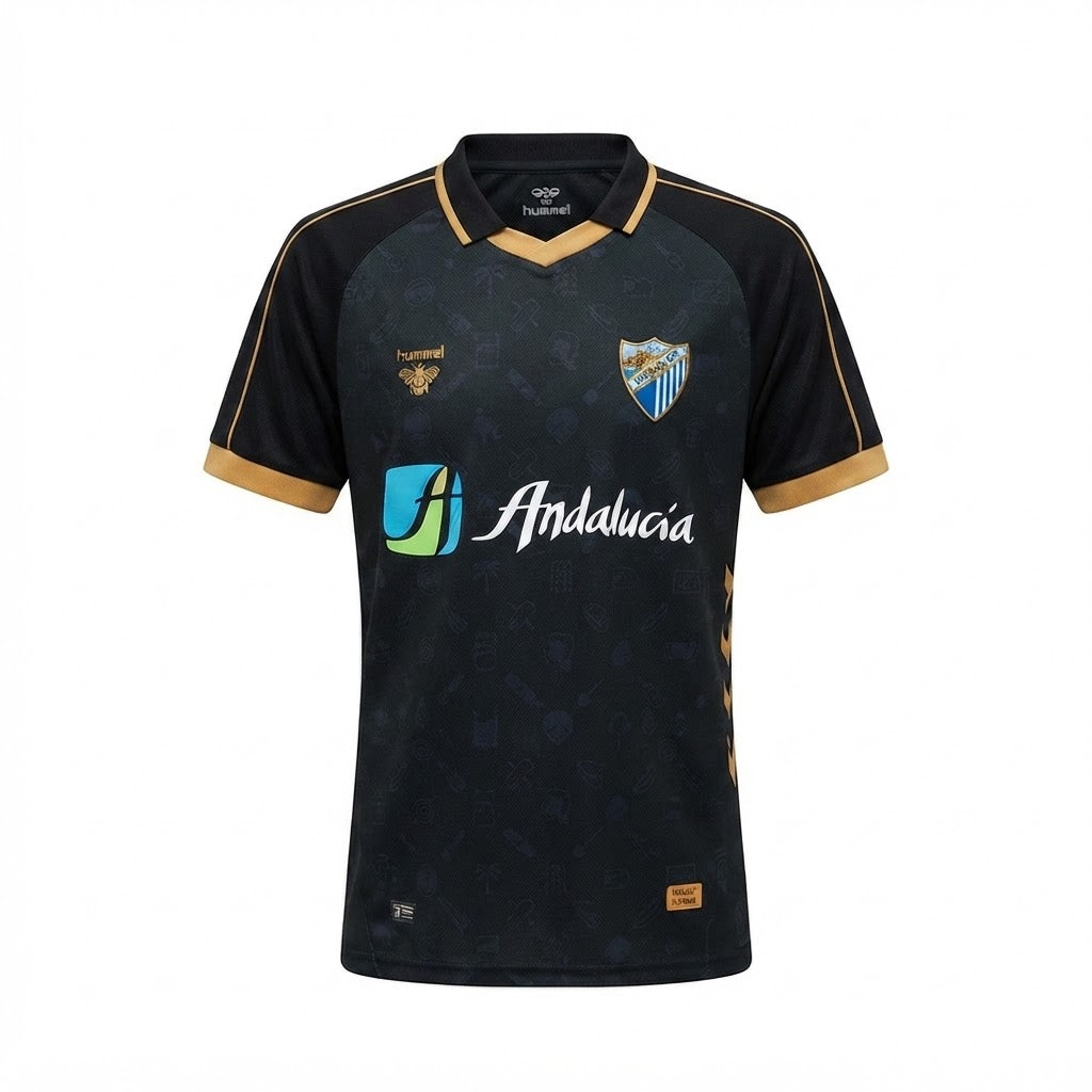 Camiseta Málaga CF 1º equipación estilo retro 25-26