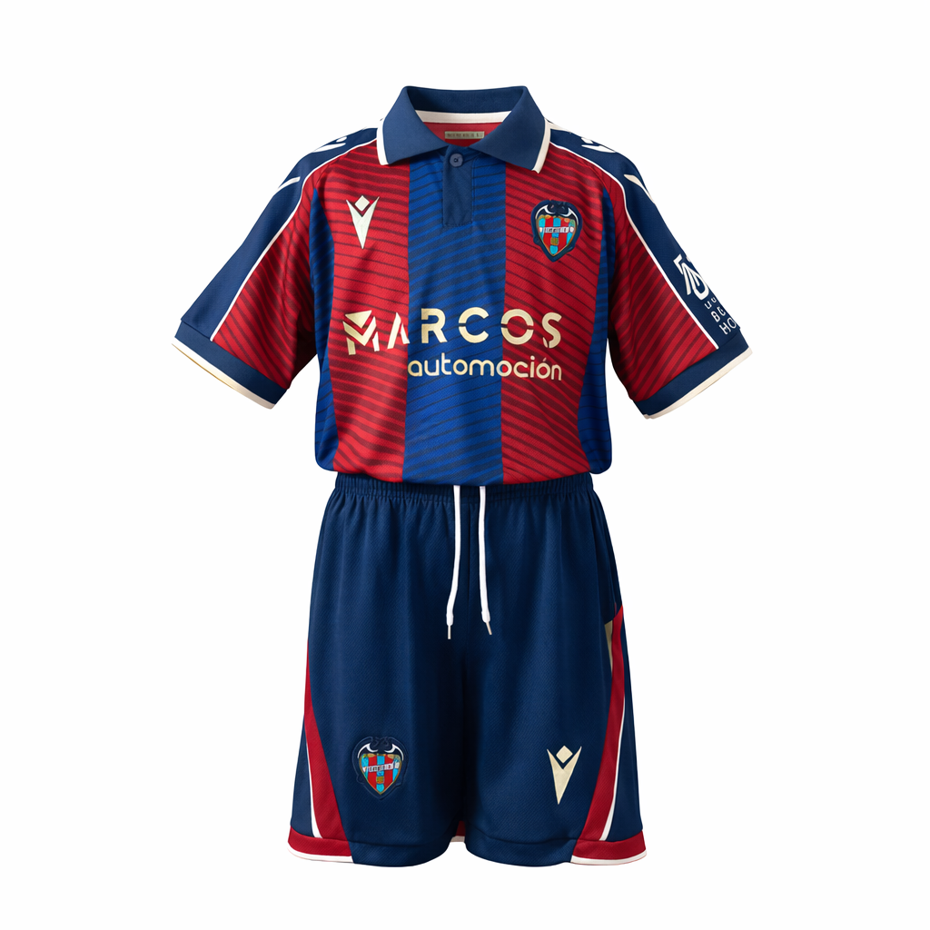 Equipación completo Levante UD 1º equipación 25-26 talla de niño