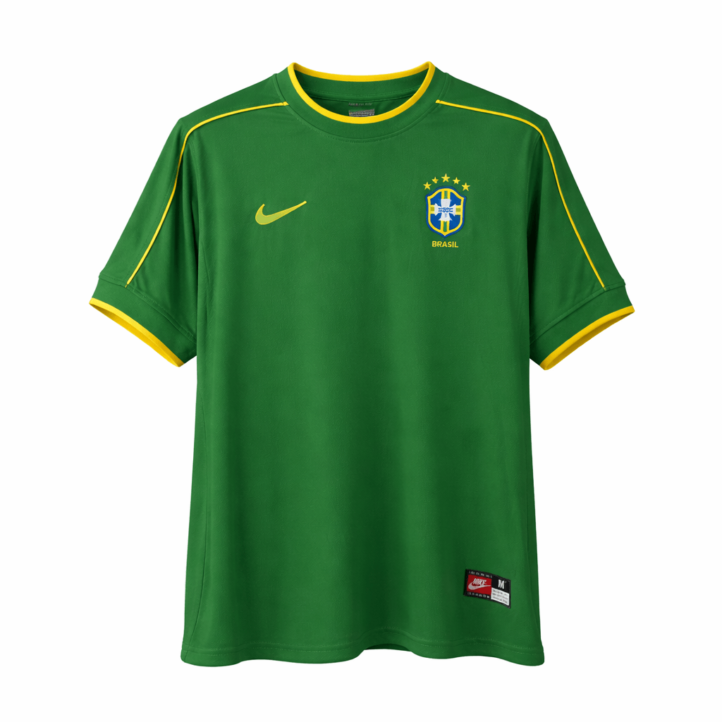 Brasilien Nationalmannschaft Torwart Trikot Auswärts 1998