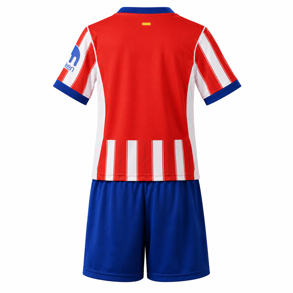Komplettes Ausrüstungsset Atlético Madrid 3. Trikot 25-26 Kindergröße